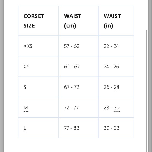 Waist corset / scarlett blue waspie - Picture 4 of 4